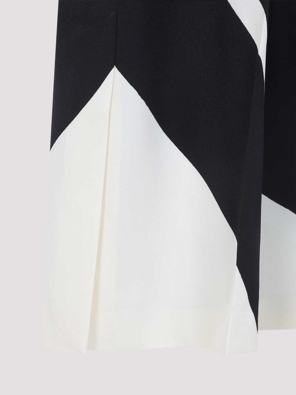 The Best Shops ALBERTA FERRETTI: casual trousers - Twill Printed Pants