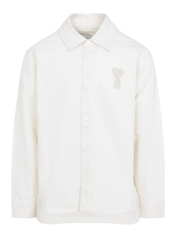 AMI PARIS: Camisas - Camisa - Blanco