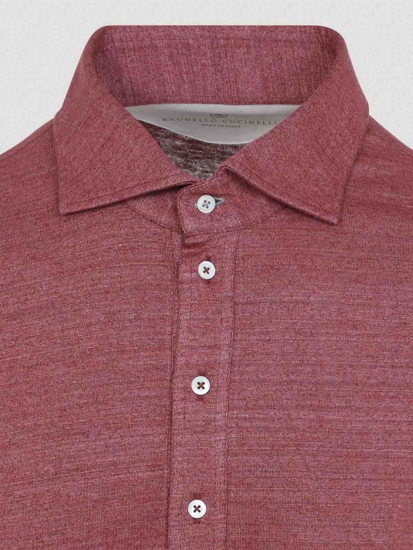 The Best Shops BRUNELLO CUCINELLI: Polos  - Polo - Rouge