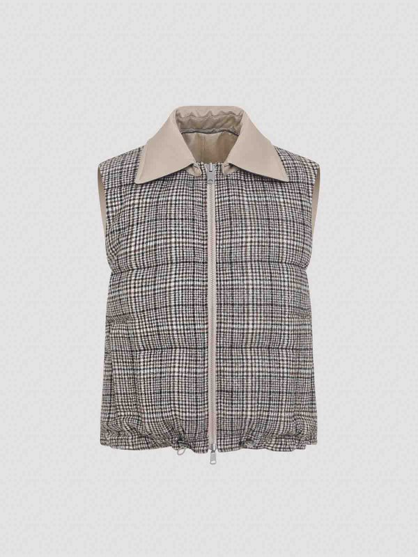 The Best Shops BRUNELLO CUCINELLI: padded jackets - Padded Reversible Vest
