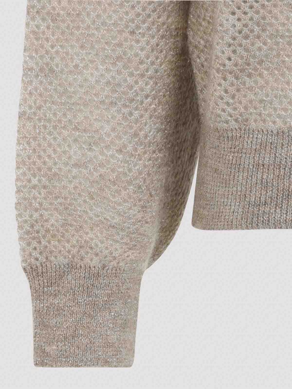 The Best Shops BRUNELLO CUCINELLI: crew necks - Sweater Soft Net Pullover