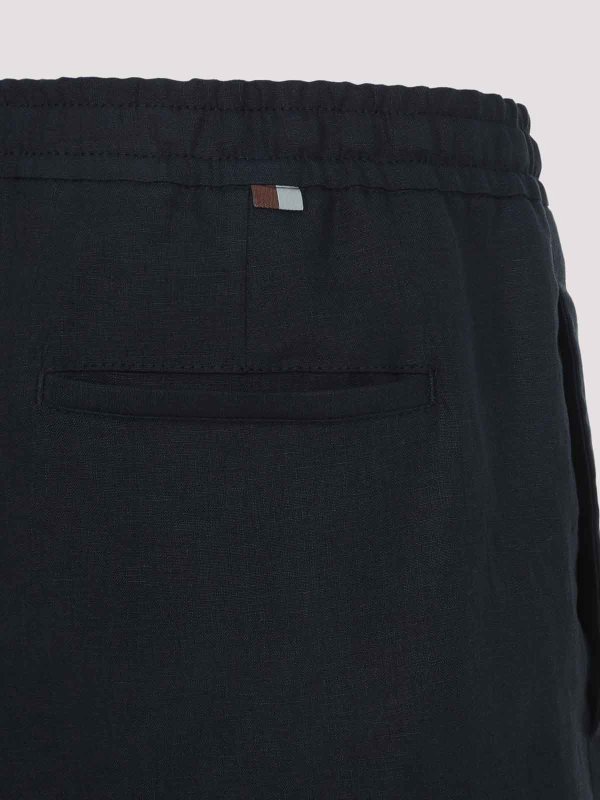 The Best Shops CANALI: pantaloni shorts - Bermuda in lino