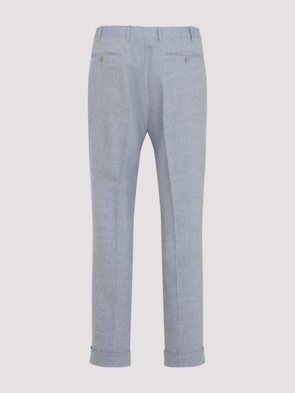 Linen And Wool Suit shop online: CANALI