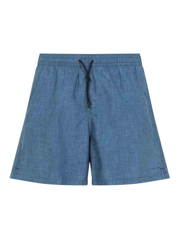 CANALI: Swim shorts & swimming trunks - Polyester Swim Shorts