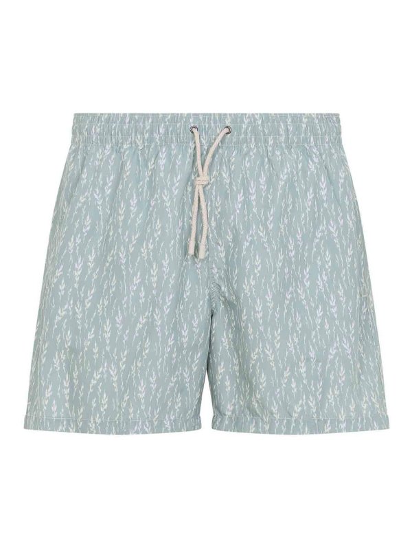 CANALI: Swim shorts & swimming trunks - Polyester Swim Shorts