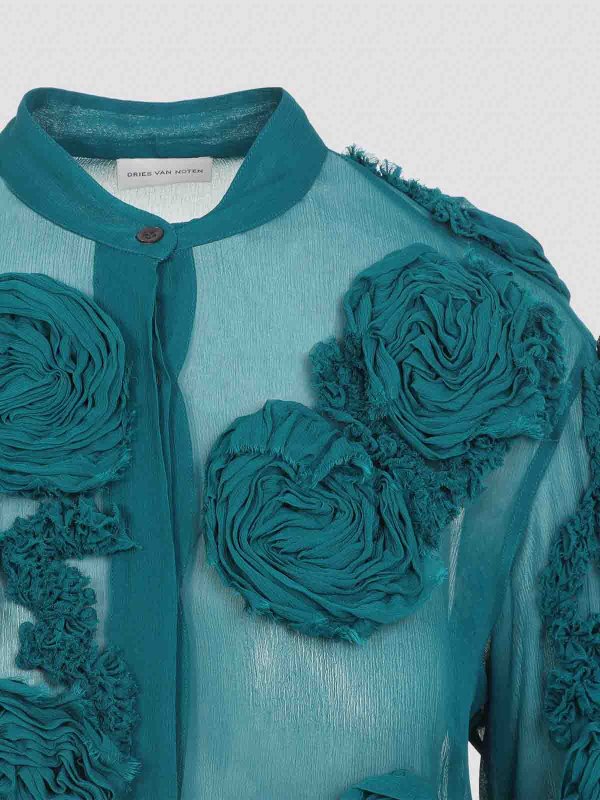 Bluse - Grün shop online: DRIES VAN NOTEN