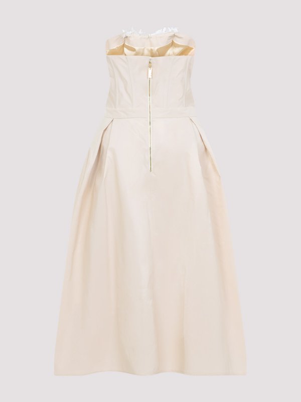 ELISABETTA FRANCHI: ショートドレス online - ショートドレス - クリーム