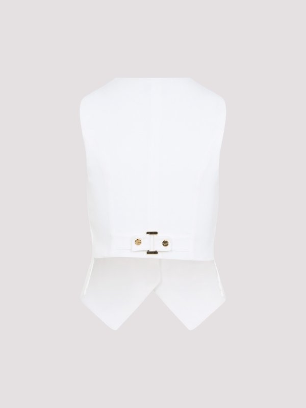 ELISABETTA FRANCHI: ベスト＆チョッキ online - ウェストコート/ジレ - クリーム