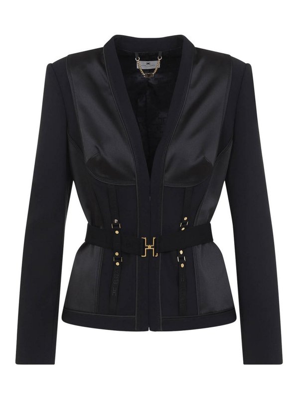 ELISABETTA FRANCHI: casual jackets - Bondage Jacket