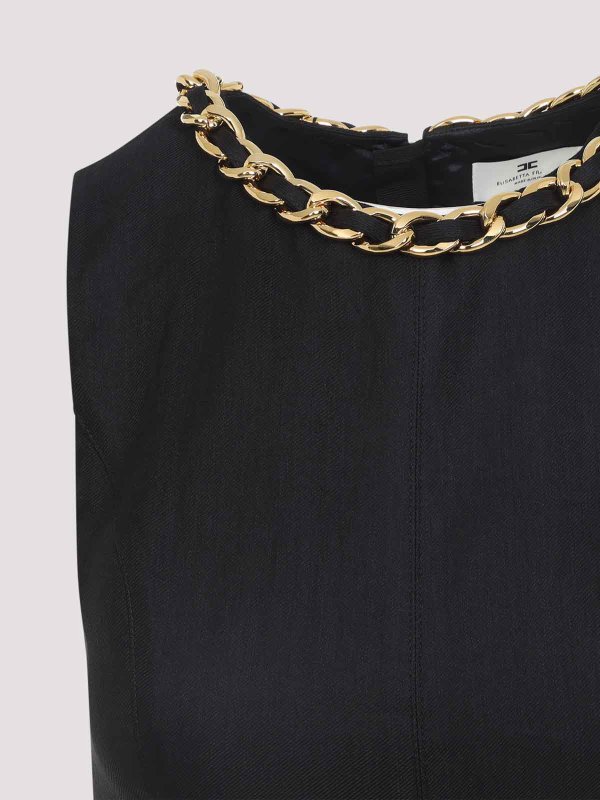 The Best Shops ELISABETTA FRANCHI: トップス＆タンクトップ - トップ/タンクトップ - 黒