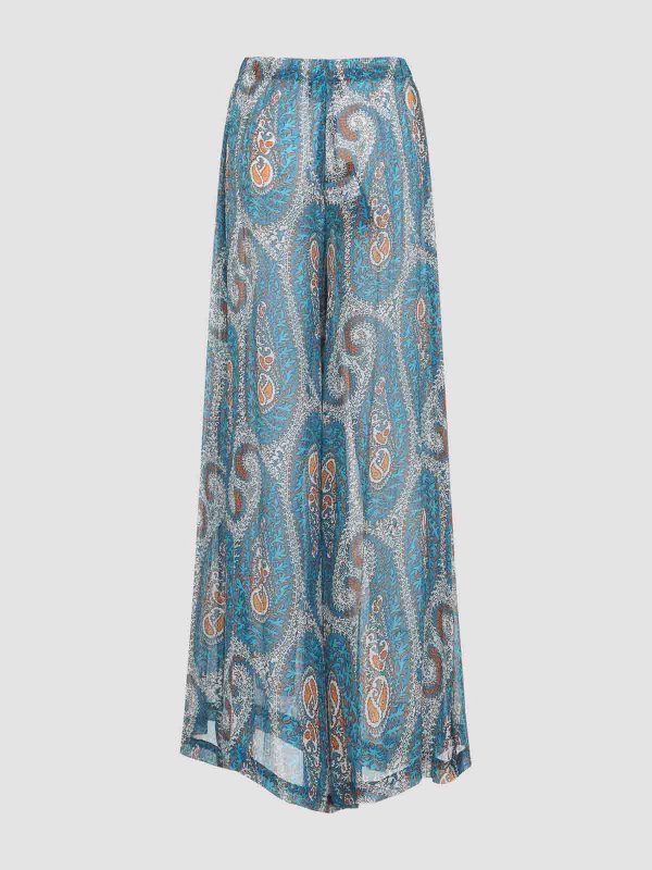 ETRO: pantaloni casual online - Pantaloni a gamba larga