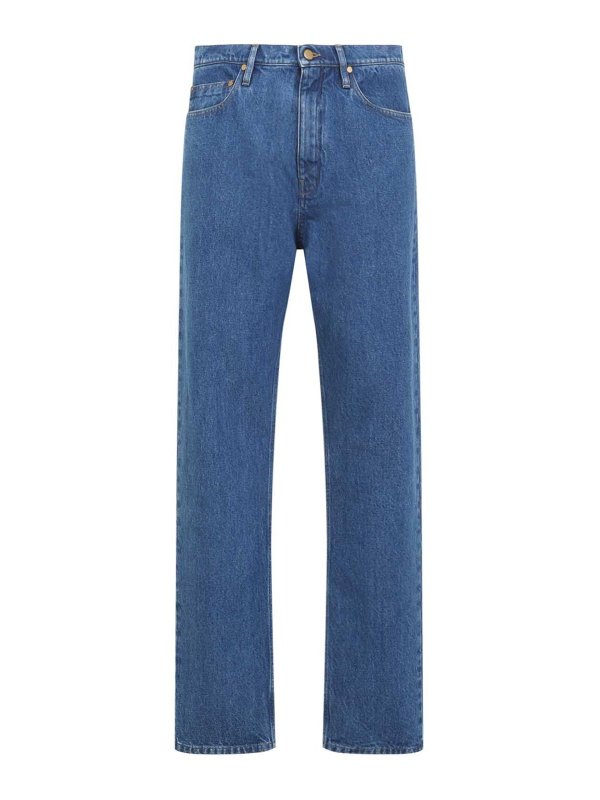 JIL SANDER: straight leg jeans - Cotton Jeans