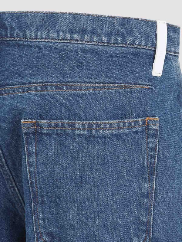 The Best Shops JIL SANDER: straight leg jeans - Cotton Jeans