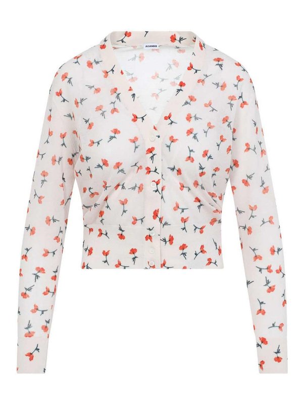 JIL SANDER: Cardigans - Cardigan - Nude