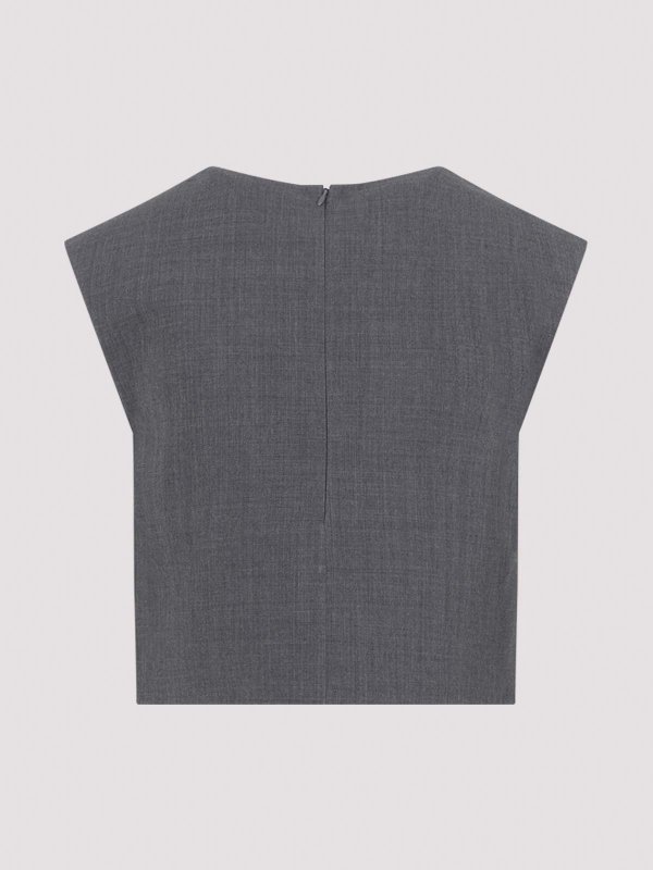 JIL SANDER: Tops & Tank tops online - Wool And Silk Top
