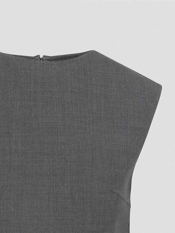 The Best Shops JIL SANDER: Tops & Tank tops - Wool And Silk Top