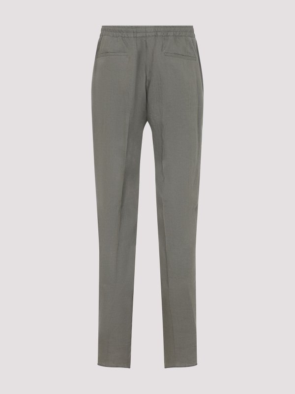 KITON: jeans dritti, a sigaretta online - Pantaloni di lino