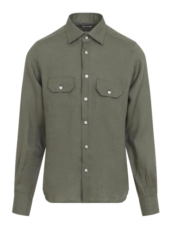 KITON: shirts - Linen Shirt