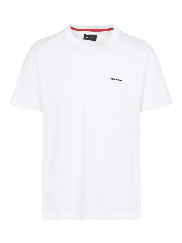 KITON: Camisetas - Camiseta - Blanco