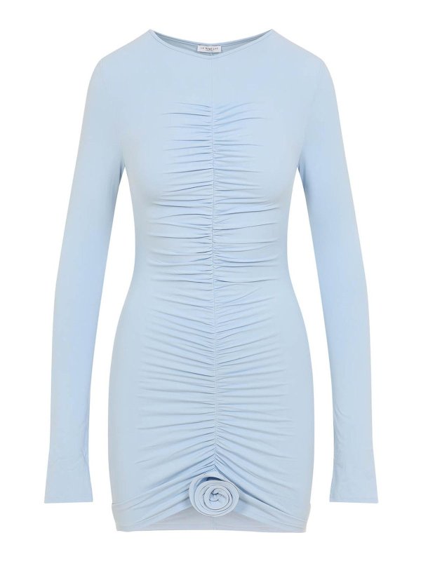 LA REVECHE: Robes courtes - Robe Courte - Bleu Clair