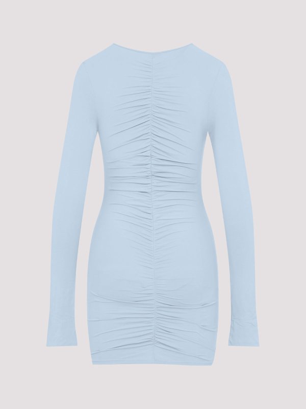 LA REVECHE: Robes courtes online - Robe Courte - Bleu Clair
