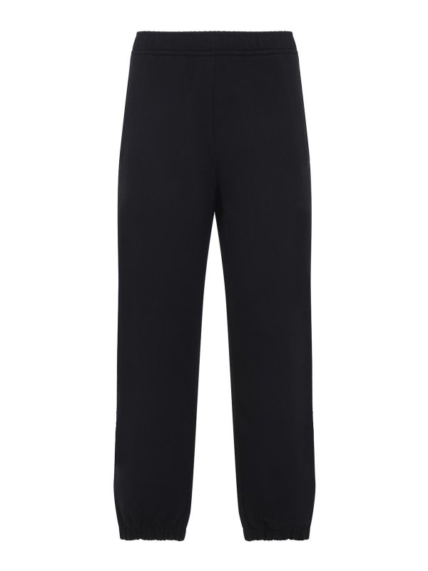 LANVIN: casual trousers - Embroidered Logo Pants