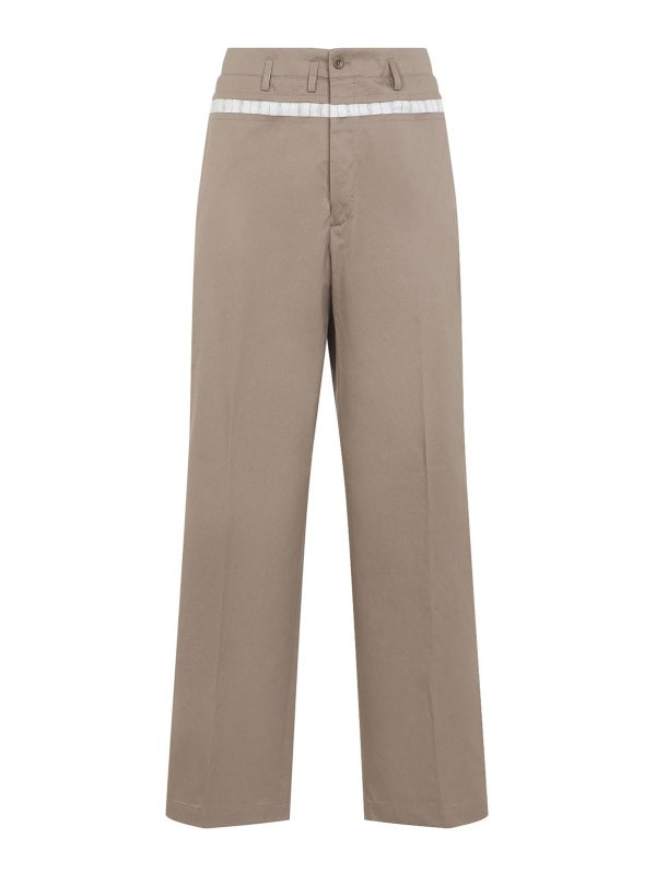 Maison Margiela: casual trousers - Cotton Pants
