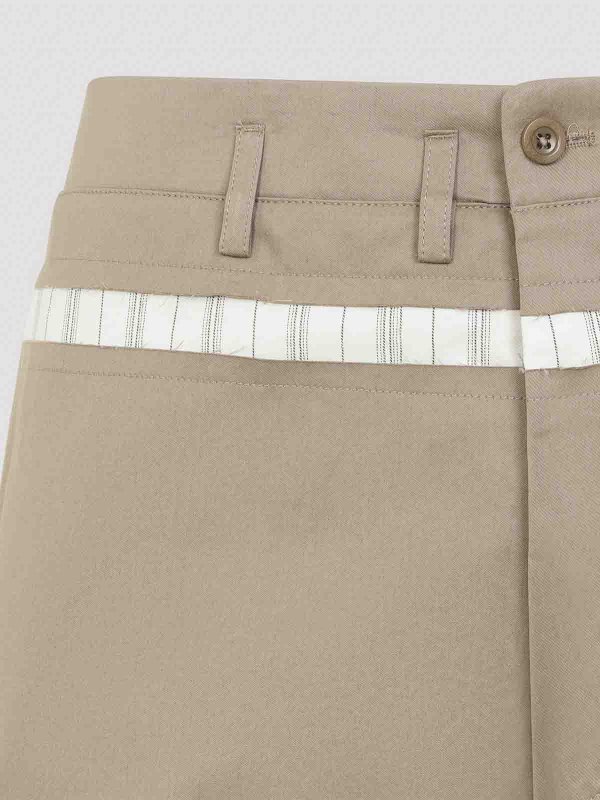 The Best Shops Maison Margiela: casual trousers - Cotton Pants