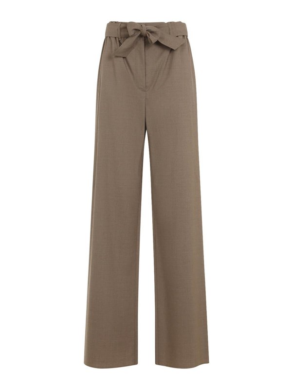 Max Mara: Casual Hosen - Casual Hose - Hellbraun
