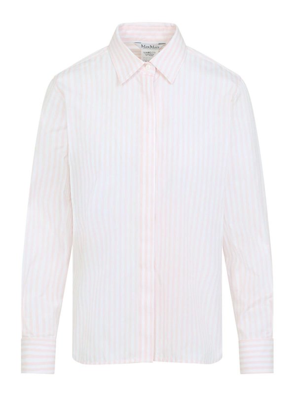 Max Mara: Camisas - Camisa - Rosado
