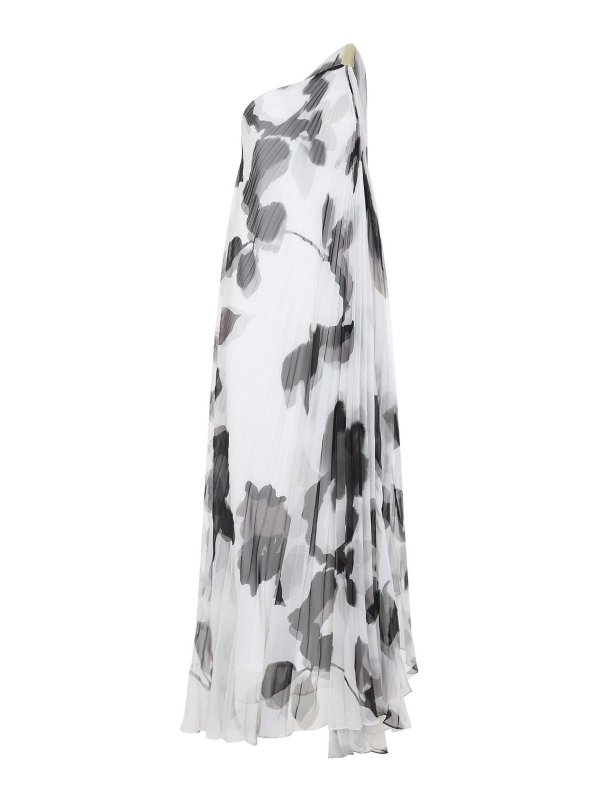 Max Mara: Maxikleider - Maxikleid - Weiß