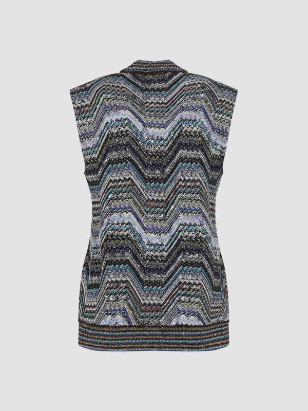MISSONI: Chalecos  online - Chaleco - Azul
