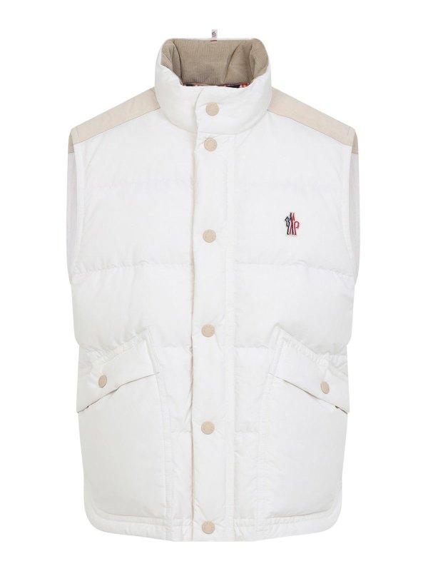 MONCLER: Chalecos  - Chaleco - Blanco