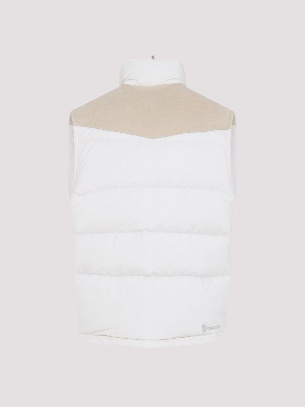 MONCLER: Chalecos  online - Chaleco - Blanco