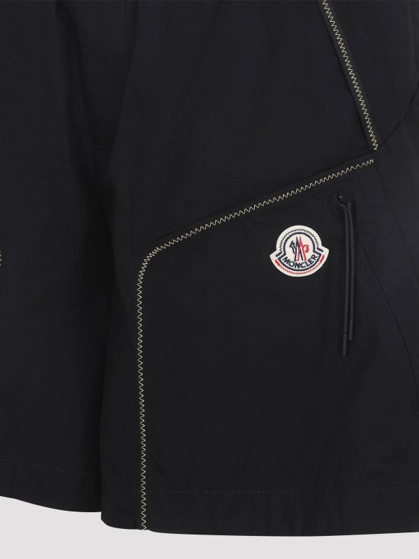 The Best Shops MONCLER: Trousers Shorts - Cotton Bermuda