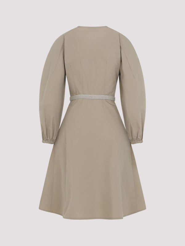 MONCLER: Robes courtes online - Robe Courte - Beige