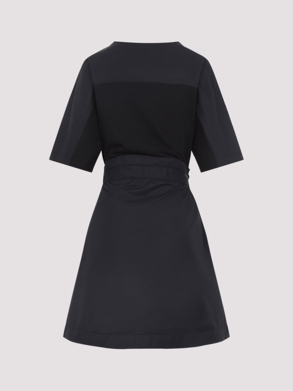 MONCLER: Robes courtes online - Robe Courte - Noir