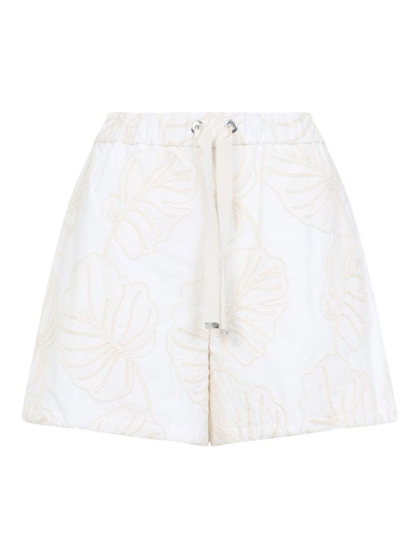 MONCLER: Trousers Shorts - Cotton Bermuda