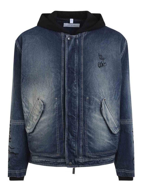 OFF-WHITE: casual jackets - Off White Cherry Fleece Jacket