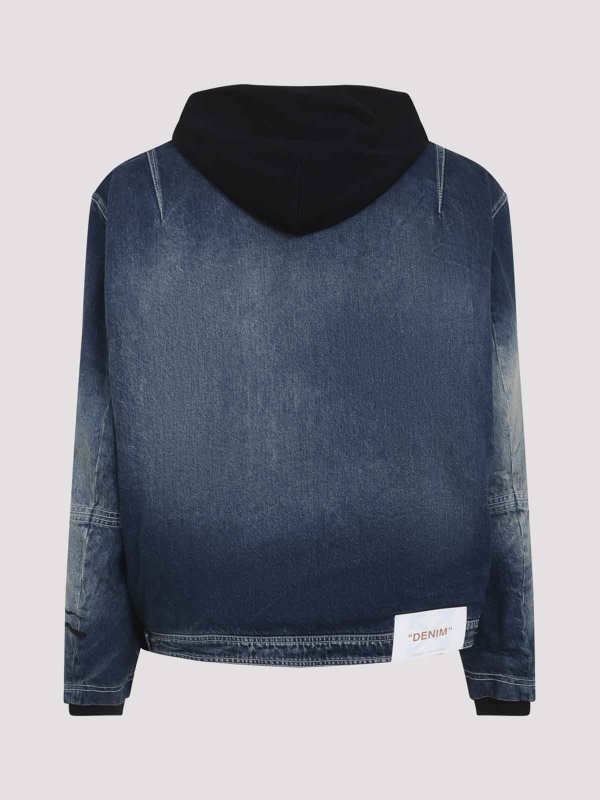 OFF-WHITE: casual jackets online - Off White Cherry Fleece Jacket