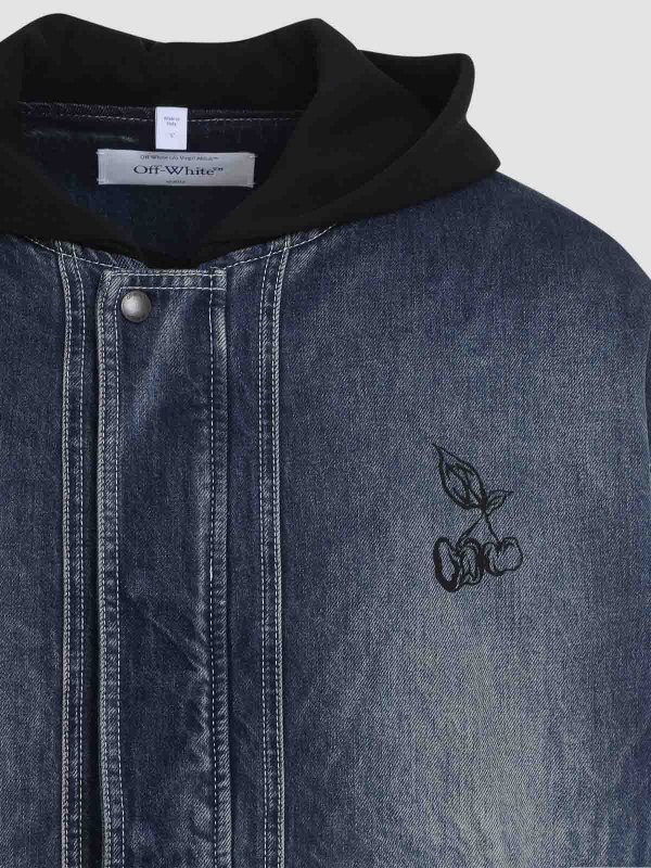 Off White Cherry Fleece Jacket shop online: OFF-WHITE