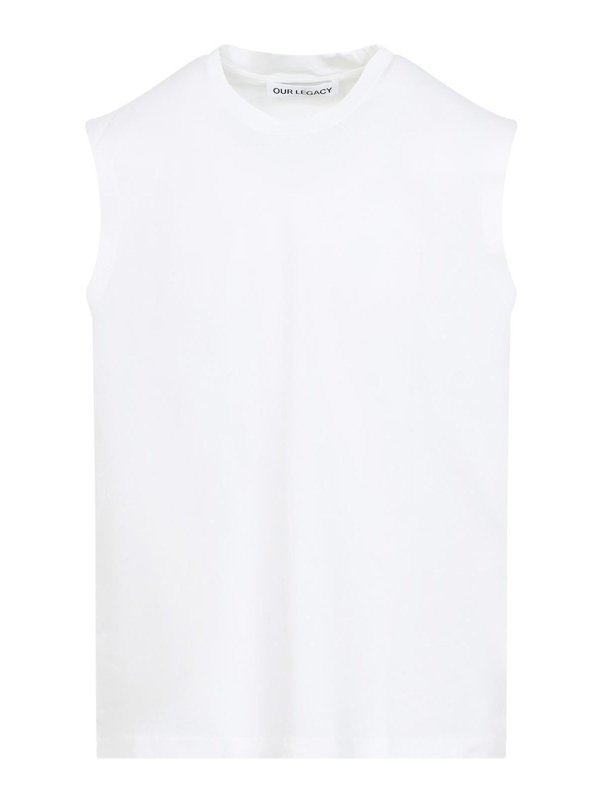 OUR LEGACY: Tops & Débardeurs - Top - Blanc