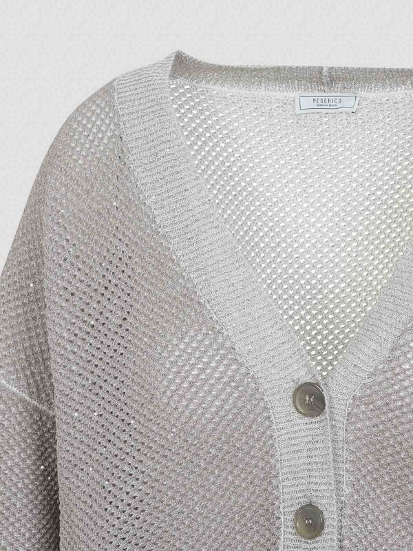 Cárdigan - Blanco shop online: PESERICO