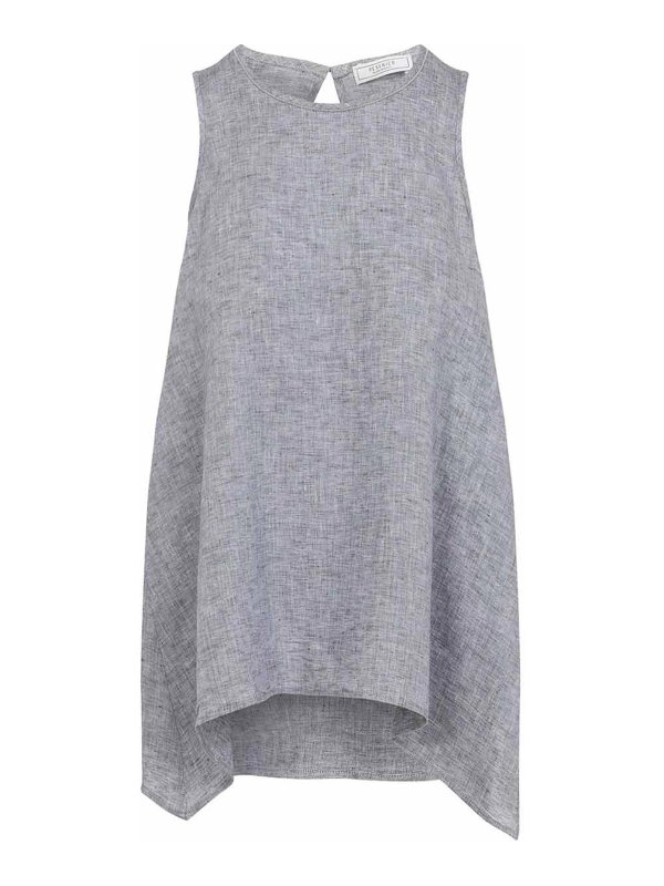PESERICO: Tops und Tank Tops - Top - Blau