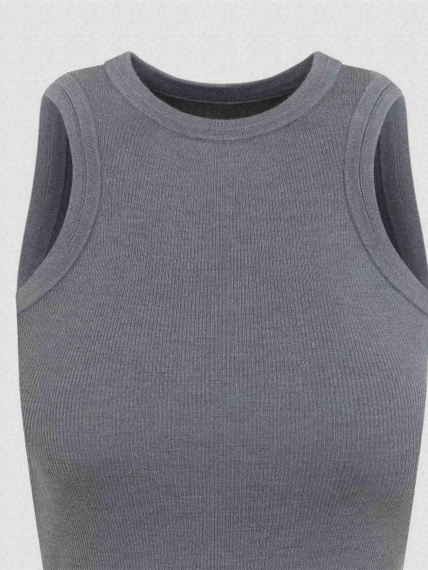 The Best Shops PHOEBE PHILO: Top e canotte - Canotta a coste