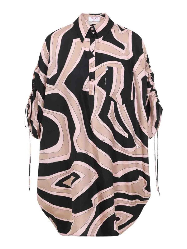 EMILIO PUCCI: ショートドレス - ショートドレス - ヌードカラー