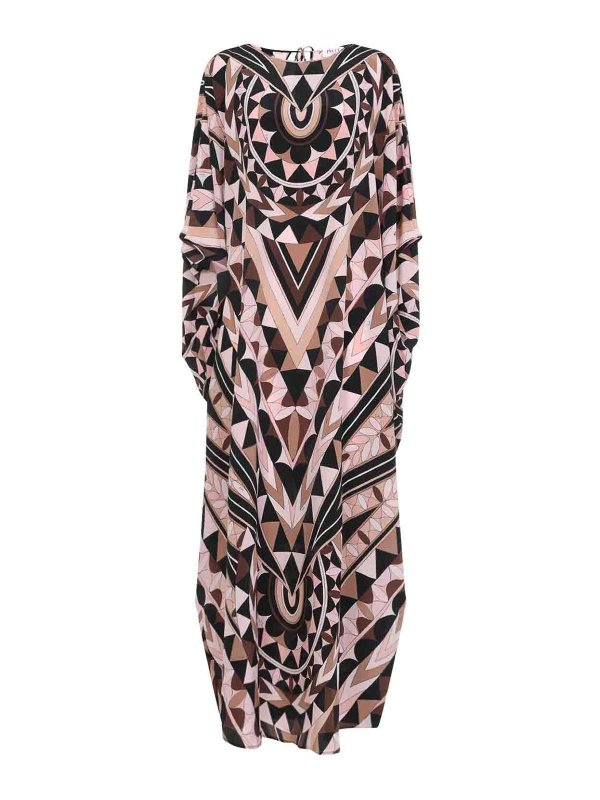 EMILIO PUCCI: Maxikleider - Maxikleid - Nude