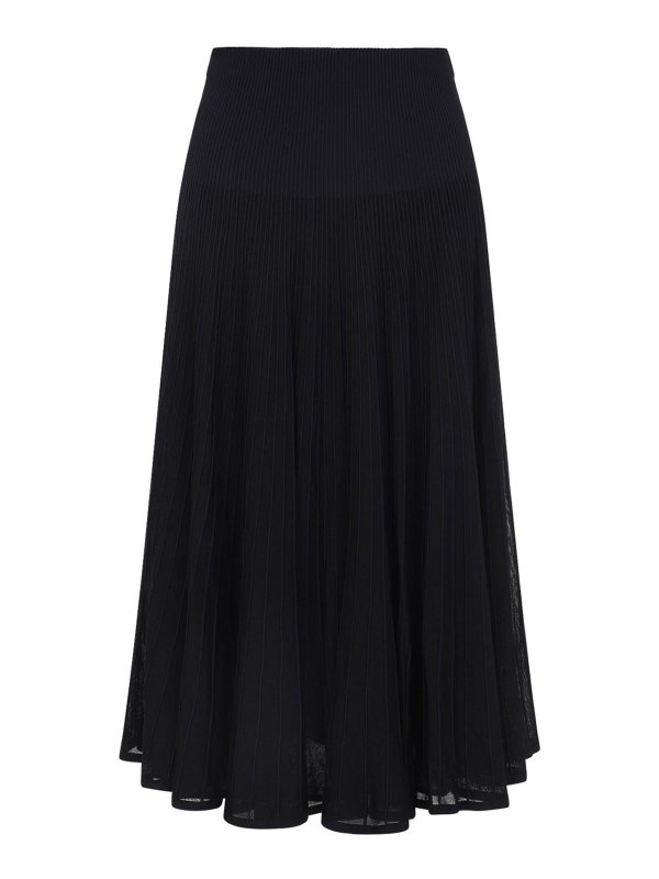 RALPH LAUREN: ロングシャツ - ロングスカート - 黒