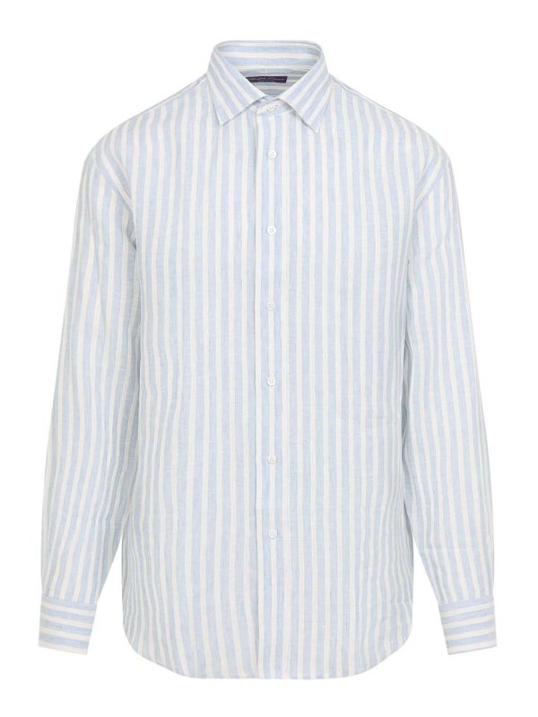 RALPH LAUREN: Hemden - Hemd - Blau