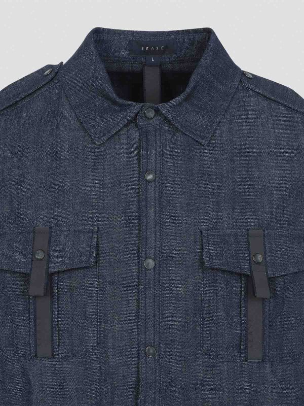 The Best Shops SEASE: camicie - Camicia in denim di cotone